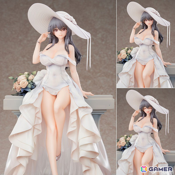 「アズレン」よりカリブディスが着せ替え「輝かしの麗裳」の姿で1/7スケールフィギュア化！微笑顔に加えて笑い顔と慌て顔も収録の画像2