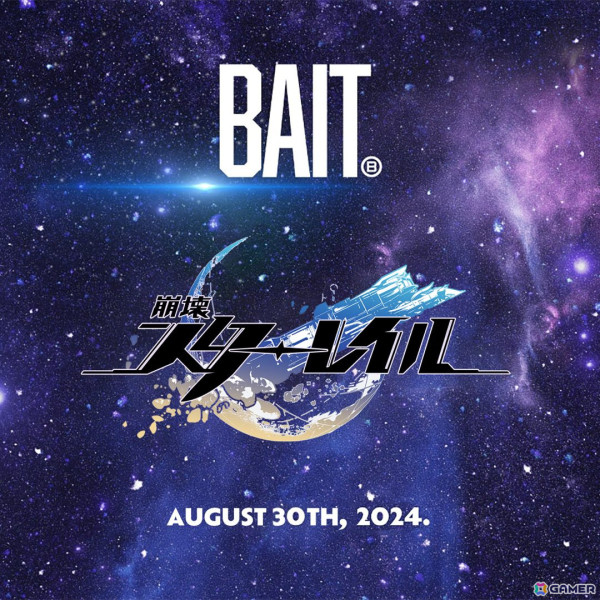 「崩壊：スターレイル」と「BAIT」のコラボアイテムが8月30日より発売！ホタルやアベンチュリンのイラストをフィーチャーしたTシャツなどが登場の画像1