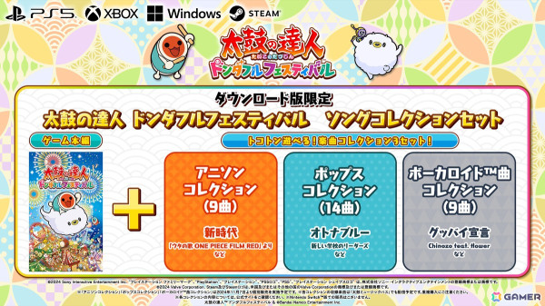 PS5/Xbox Series X|S/PC版「太鼓の達人ドンダフルフェスティバル」が11月7日に発売！無料体験版の配信もスタートの画像6