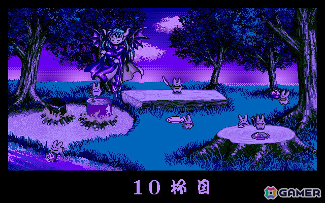 BGVこと観賞用ソフト「カレー食うカーバンクル（PC-9801版）」と麻雀風テーブルゲーム「うさ雀ファイト！Aチーム（PC-9801版）」がプロジェクトEGGにて配信！の画像4