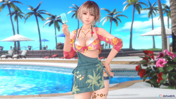「DEAD OR ALIVE XVV」マイペースなゆる可愛い新女神「メグ（CV：富田美憂）」が登場！オーナーをサボり仲間に勧誘してくる少し困った女の子の画像4