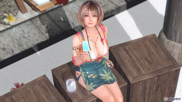 「DEAD OR ALIVE XVV」マイペースなゆる可愛い新女神「メグ（CV：富田美憂）」が登場！オーナーをサボり仲間に勧誘してくる少し困った女の子の画像7