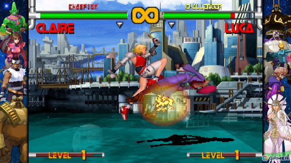 CAPCOMとSNKのクロスオーバー作品、「燃えろ！ジャスティス学園