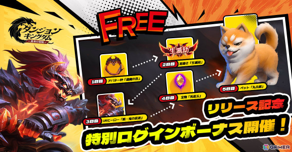 ダンジョン冒険＆オートチェスRPG「ダンジョン＆キングダム：勇者の冒険」が配信！URヒーローをゲットできるサインインイベントも実施の画像2
