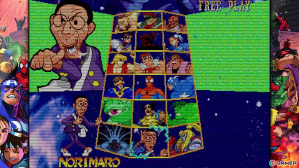 「MARVEL vs. CAPCOM Fighting Collection: Arcade Classics」収録タイトルから追加で2本を紹介！「マーベルvs.SF」にはノリマロもきっちり収録されていたの画像5