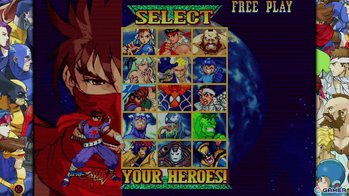 「MARVEL vs. CAPCOM Fighting Collection: Arcade Classics」収録タイトルから追加で2本を紹介！「マーベルvs.SF」にはノリマロもきっちり収録されていたの画像10