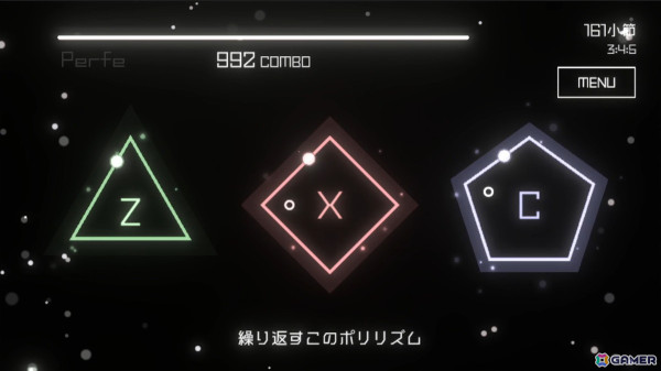 SNS上で話題になった脳混乱系新感覚リズムゲーム「ポリリリリズム」の正式版がSteamで2024年に発売決定の画像3