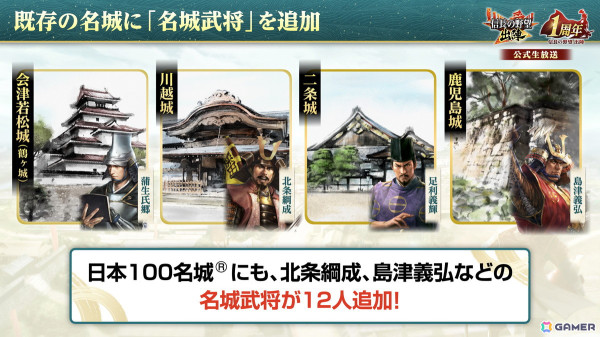 「信長の野望 出陣」1周年記念のアップデートが実施！列伝イベント「関ヶ原の戦い」や特別登用札×10などのプレゼントもの画像2