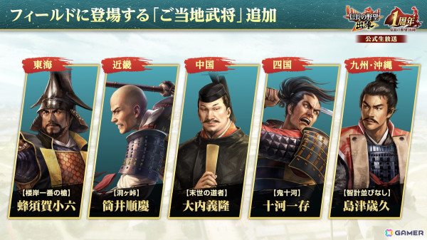 「信長の野望 出陣」1周年記念のアップデートが実施！列伝イベント「関ヶ原の戦い」や特別登用札×10などのプレゼントもの画像6