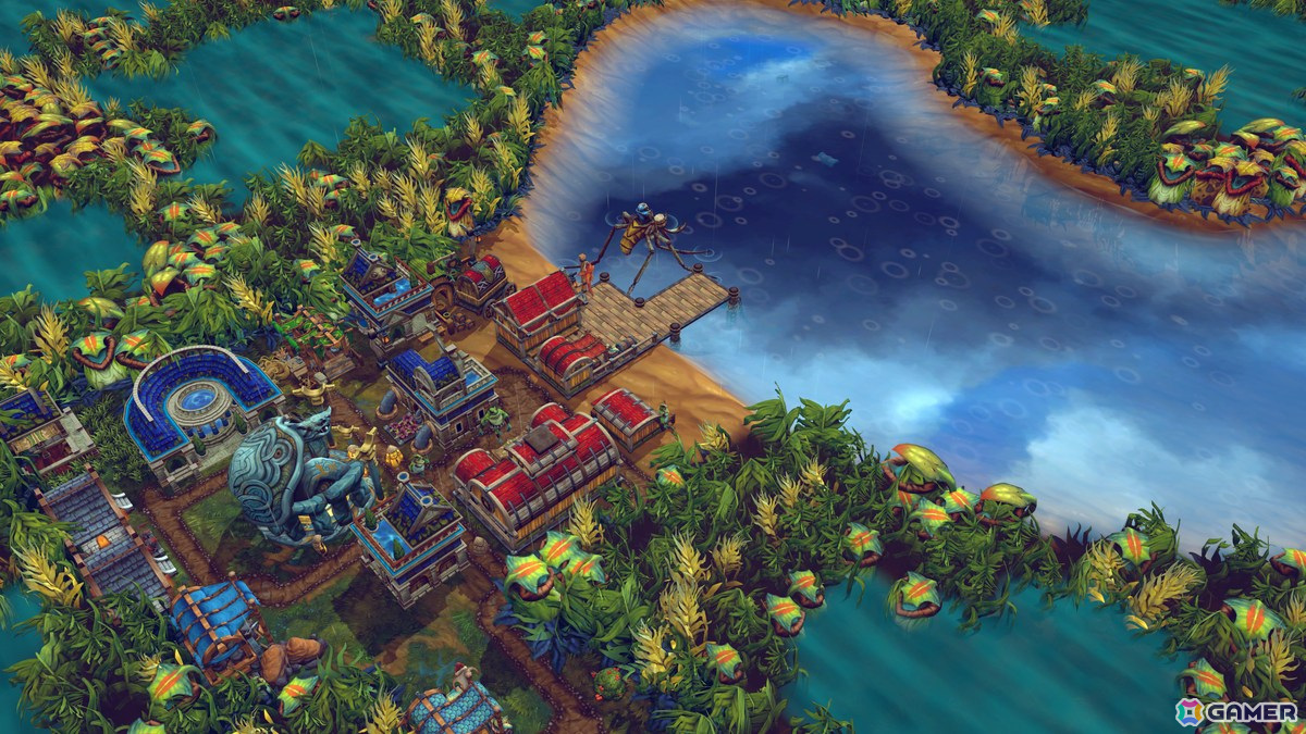 「Against the Storm」に新種族「カエル」が登場する初の追加DLC「Keepers of the Stone」が9月26日に配信！の画像8