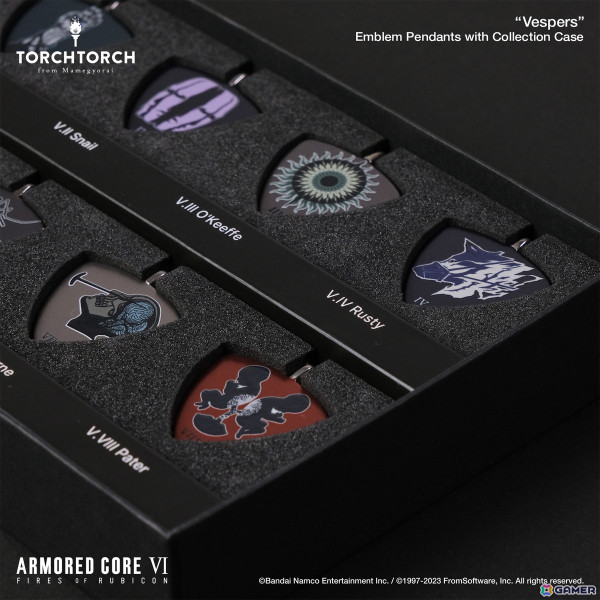 「ARMORED CORE VI FIRES OF RUBICON」とTORCH TORCHのコラボによる“ヴェスパー部隊”メンバー8名のエンブレムペンダントが予約受付スタート！の画像13