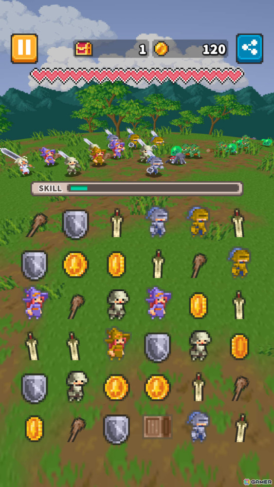 マージパズルで戦うRPG「Merge Match March」が9月26日に配信！事前登録受付も開始の画像