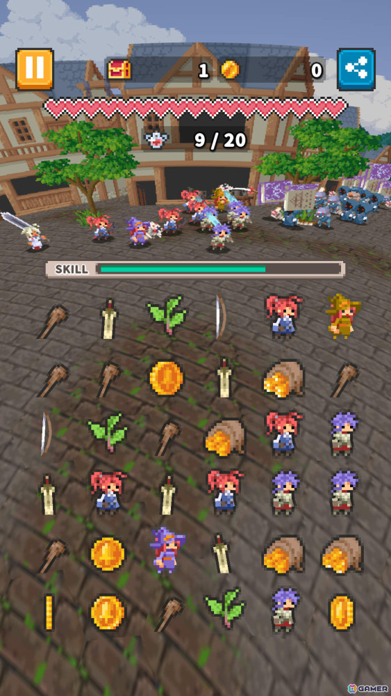 マージパズルで戦うRPG「Merge Match March」が9月26日に配信！事前登録受付も開始の画像