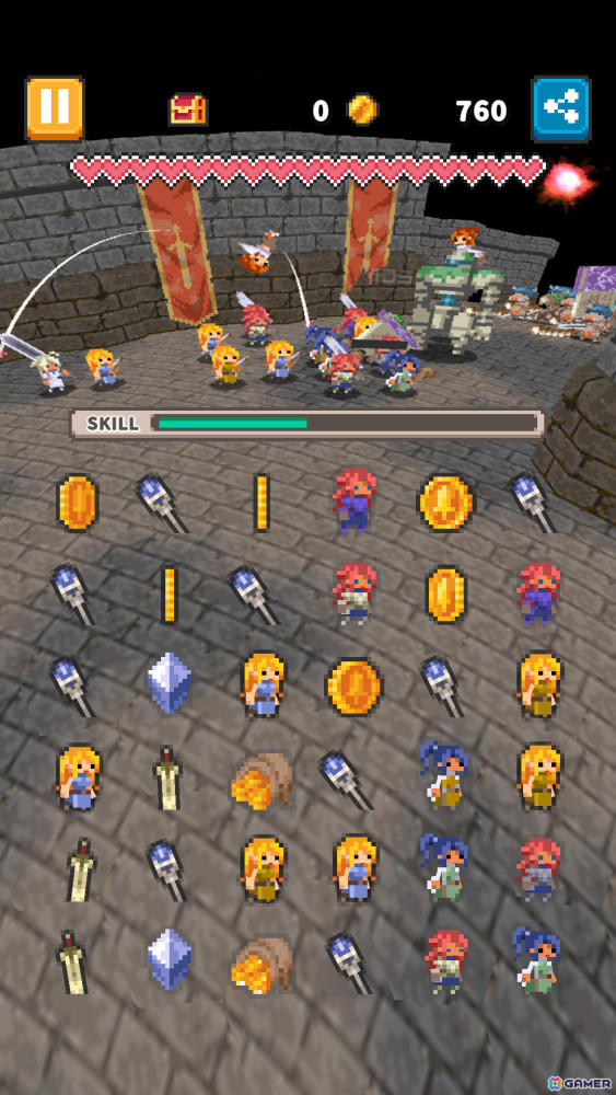 マージパズルで戦うRPG「Merge Match March」が9月26日に配信！事前登録受付も開始の画像