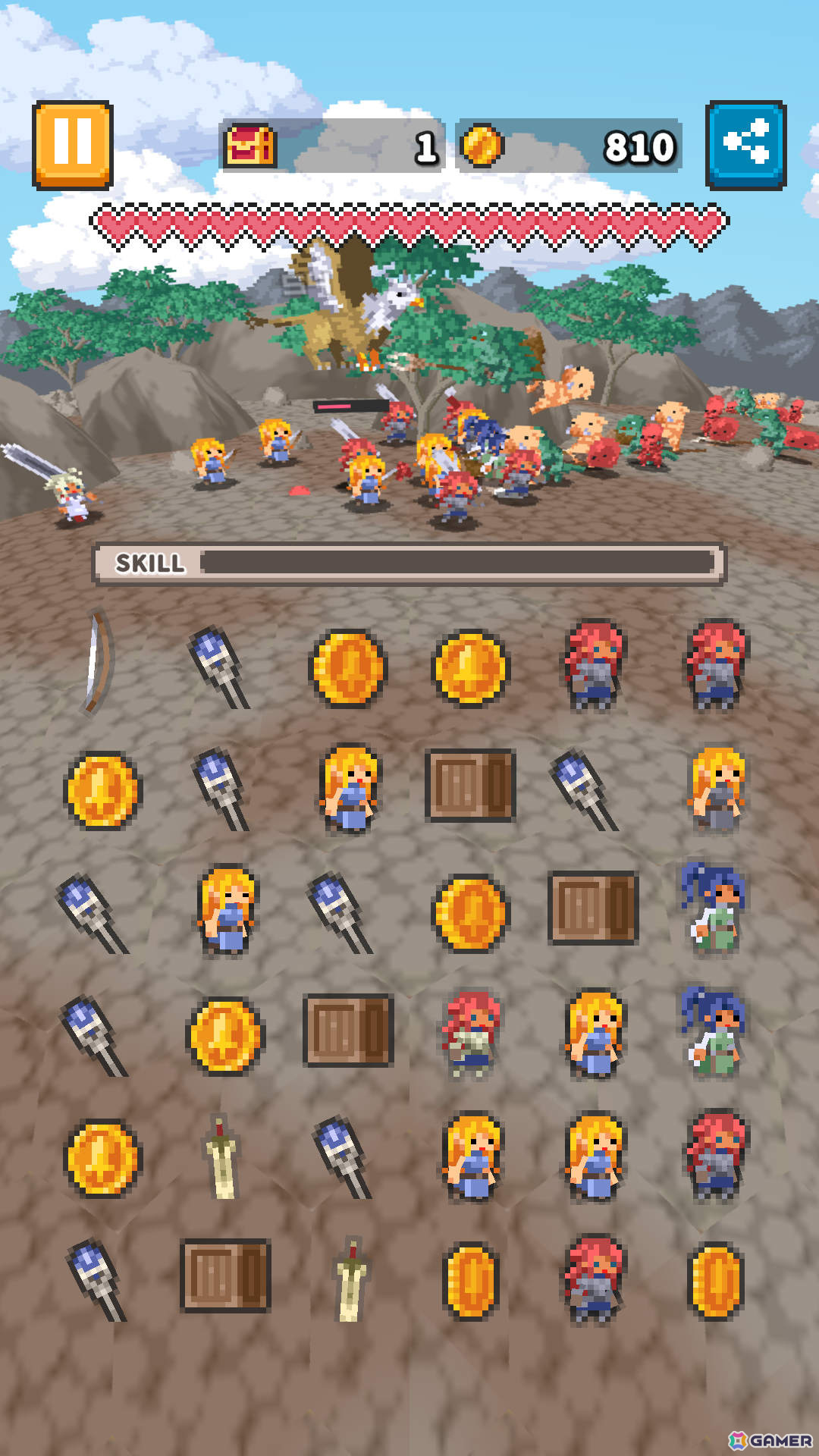 マージパズルで戦うRPG「Merge Match March」が9月26日に配信！事前登録受付も開始の画像5