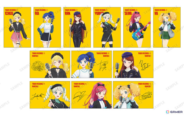 「アイカツ！ 10th STORY ～未来へのSTARWAY～ POP UP SHOP in TOWER RECORDS」が開催決定！カジュアルロックをコンセプトとして描き下ろしイラストグッズを展開の画像3
