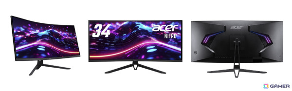 Nitroゲーミングモニターの新機種が登場！高速プレイのフルHD 360Hzから湾曲没入感のUWQHD 100Hzまで5種がラインナップの画像6