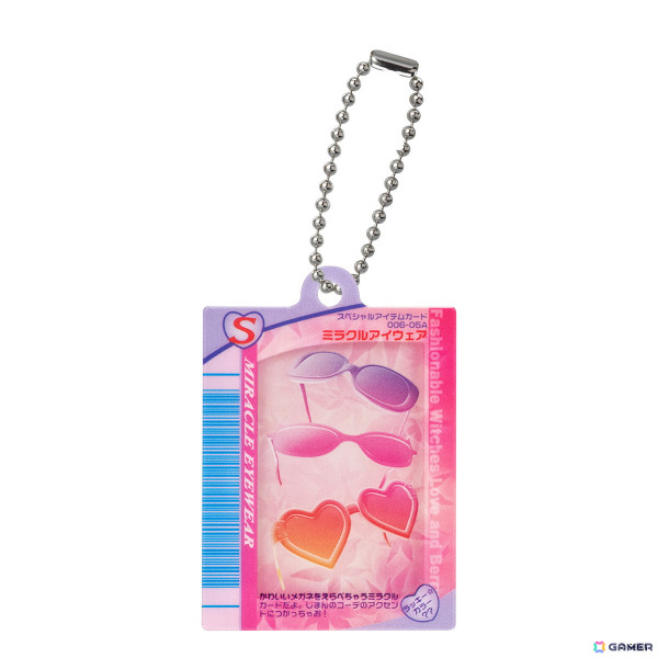 オシャレ魔女 ラブ and ベリー」のフレーム型アクリルチャーム全8種が9