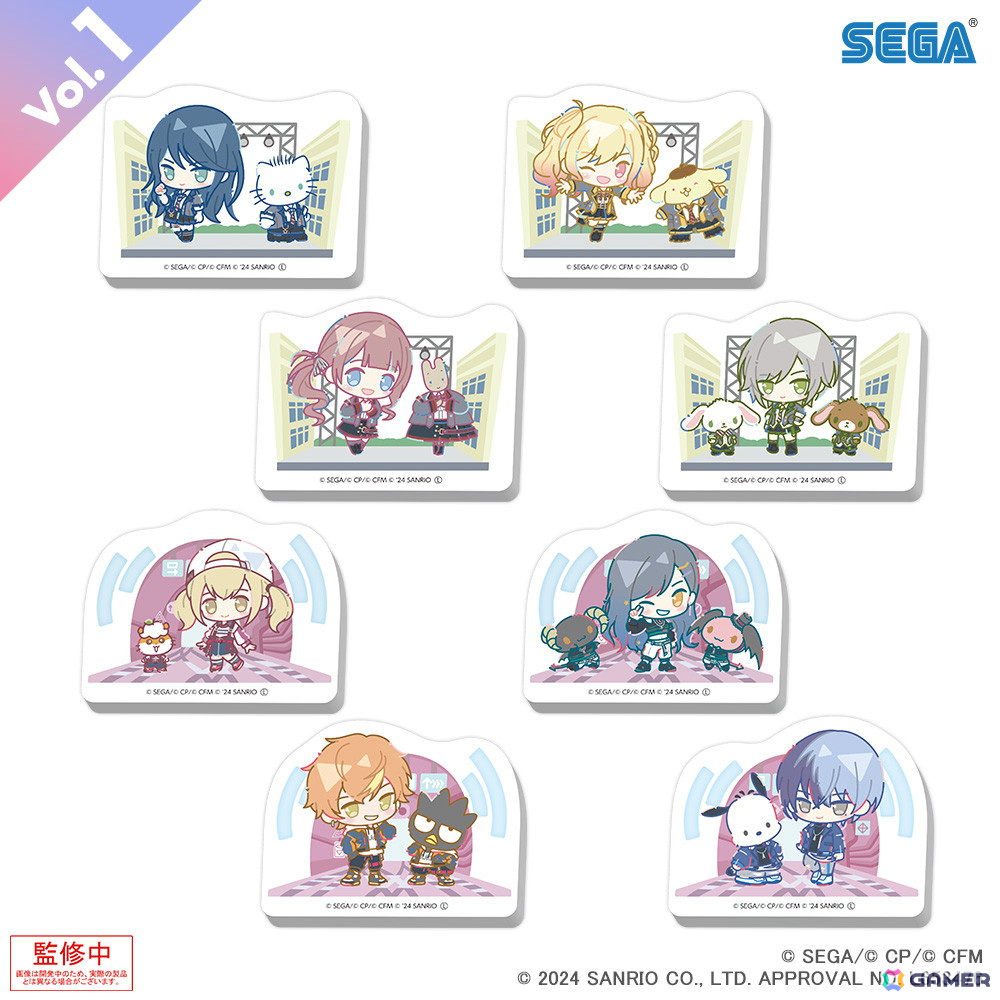 「プロセカ」サンリオキャラクターズとのコラボ第4弾カプセルトイが9月より3ヶ月連続で発売！の画像