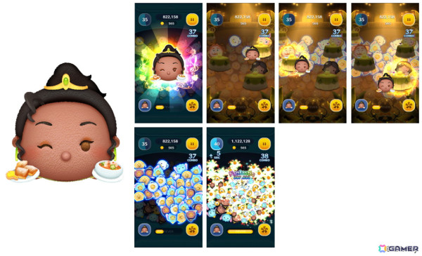 「LINE：ディズニー ツムツム」に新ツム「お絵描きラプンツェル」「読書家ベル」「レストランオーナーティアナ」が登場！の画像4