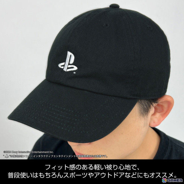 「プレイステーション」デザインのパーカーやTシャツ、キャップなど新グッズ18種が東京ゲームショウ2024にて先行販売!の画像