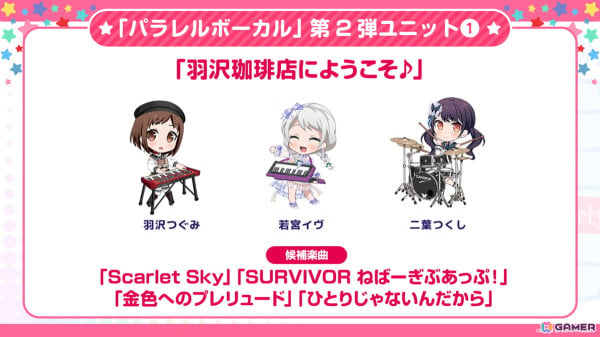 「ガルパ」7.5周年記念のキャンペーンやカバー楽曲追加情報などが公開！ドリフェス限定メンバーのイラストもの画像15
