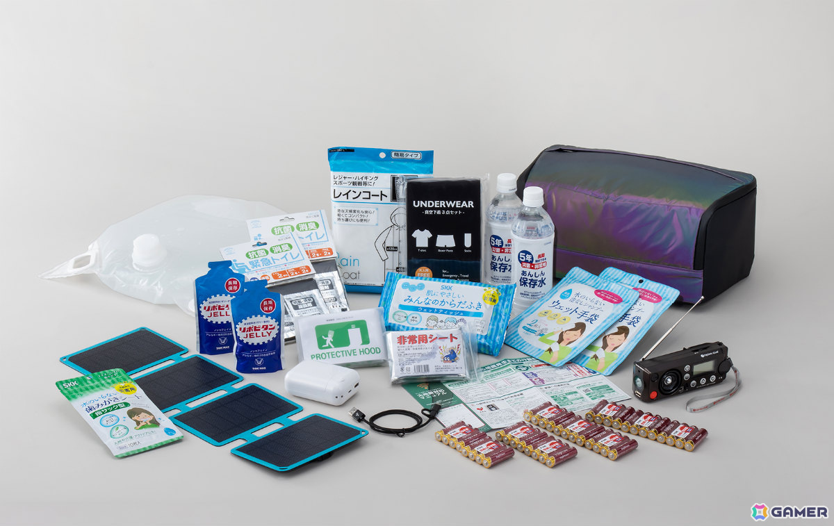 ゲーミングチェアの脚部に装着する「ゲーミング防災バッグ」が発表！防災グッズの置き場所問題を解決の画像12