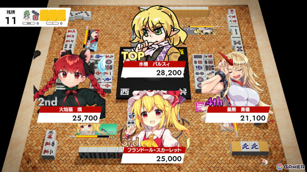 Steam版「東方幻想麻雀」の発売日が9月19日に決定！ルールや役を学べる「チルノの麻雀教室」、お題をクリアしていく「アドベンチャー」モードなどが追加の画像20