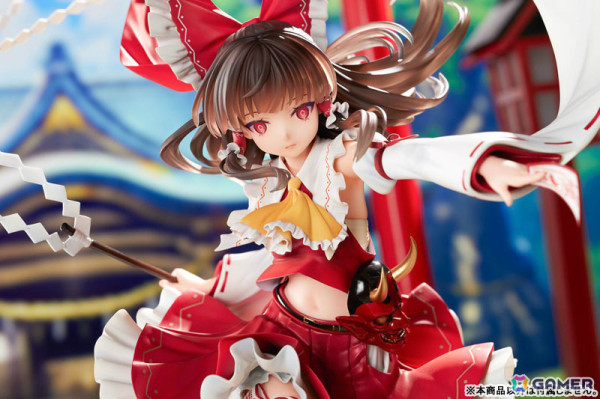 「東方Project」より「永遠の巫女 博麗霊夢」1/6スケールフィギュアが登場！豊富な差し替えパーツや原画タペストリーなどが付いた豪華版もの画像16