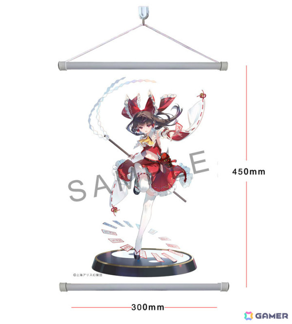 「東方Project」より「永遠の巫女 博麗霊夢」1/6スケールフィギュアが登場！豊富な差し替えパーツや原画タペストリーなどが付いた豪華版もの画像18