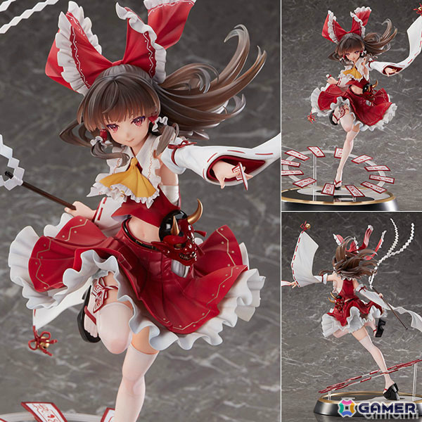 「東方Project」より「永遠の巫女 博麗霊夢」1/6スケールフィギュアが登場！豊富な差し替えパーツや原画タペストリーなどが付いた豪華版もの画像2