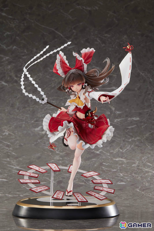「東方Project」より「永遠の巫女 博麗霊夢」1/6スケールフィギュアが登場！豊富な差し替えパーツや原画タペストリーなどが付いた豪華版もの画像6