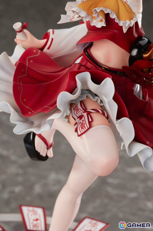 「東方Project」より「永遠の巫女 博麗霊夢」1/6スケールフィギュアが登場！豊富な差し替えパーツや原画タペストリーなどが付いた豪華版もの画像8