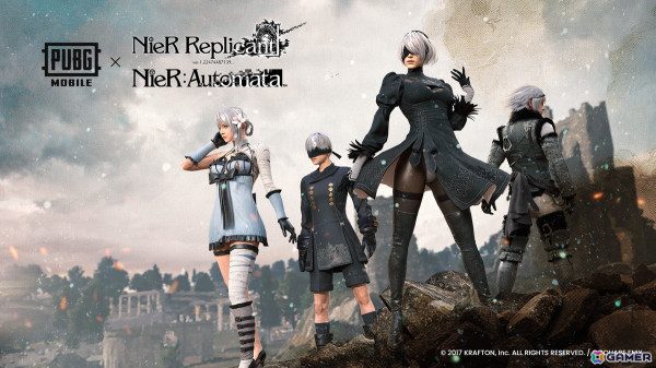 「PUBG MOBILE」で「NieR」シリーズとのコラボが開始！2Bやカイネなどのスキンが登場の画像1