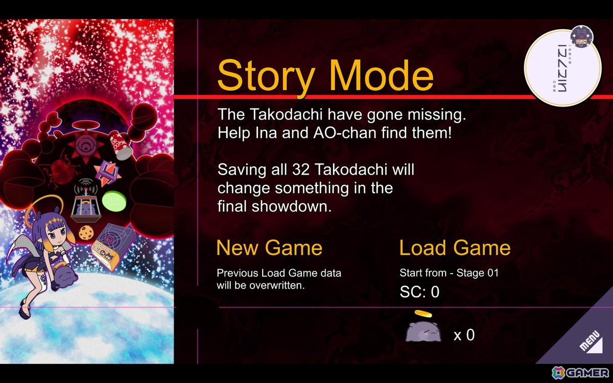 holo Indieより縦スクロールSTG「一伊那尓栖の冒険」が配信！正式リリースにあわせて日本語対応で登場の画像7