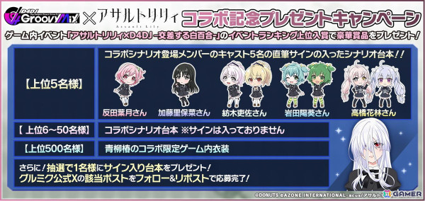 「グルミク」で「アサルトリリィ」とのコラボイベント＆ガチャ「-交差する白百合-」が開催！の画像9