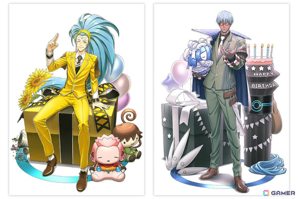 「.hack//G.U. Birthday」第1弾となるクーン＆オーヴァンのグッズの予約受付が開始！描きおろしアクスタやポーチなどがセットにの画像2
