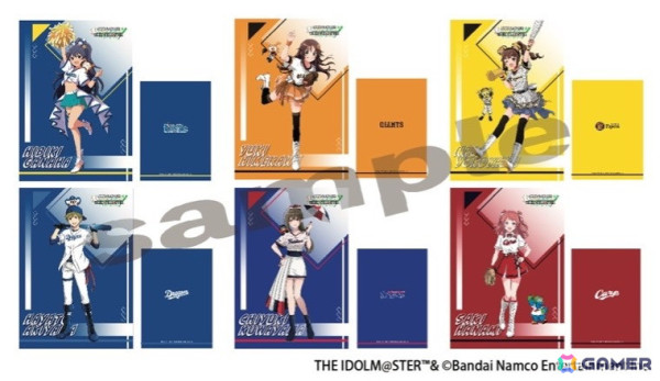 プロ野球 セントラル・リーグ6球団と「アイドルマスター」シリーズがコラボ！描き下ろしイラストのグッズが9月21日よりEC先行で販売の画像7