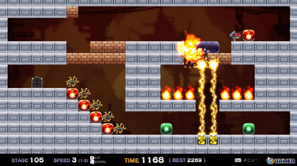 ハンマーひとつで魔宮を突き進むアクションパズル「鉄槌パズル はんまーさん」のSteamページが公開！の画像2