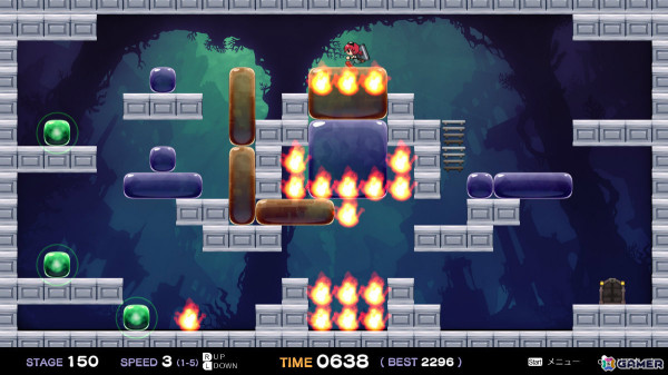 ハンマーひとつで魔宮を突き進むアクションパズル「鉄槌パズル はんまーさん」のSteamページが公開！の画像3