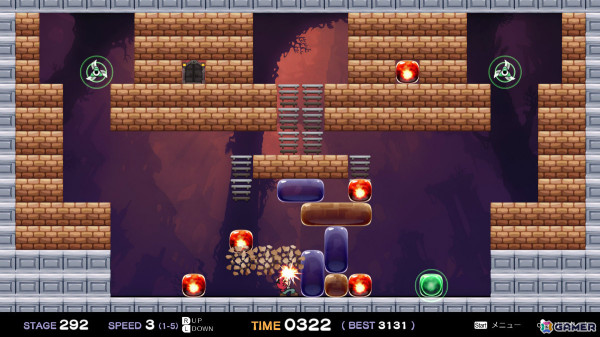 ハンマーひとつで魔宮を突き進むアクションパズル「鉄槌パズル はんまーさん」のSteamページが公開！の画像5