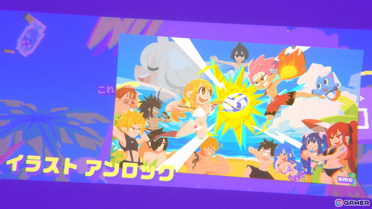 魔法ビーチバレーアクションゲーム「FAIRY TAIL ビーチバレーをぶっ壊せ」がSteamで配信!真島ヒロ氏協力のインディーゲームプロジェクト第2弾作品の画像