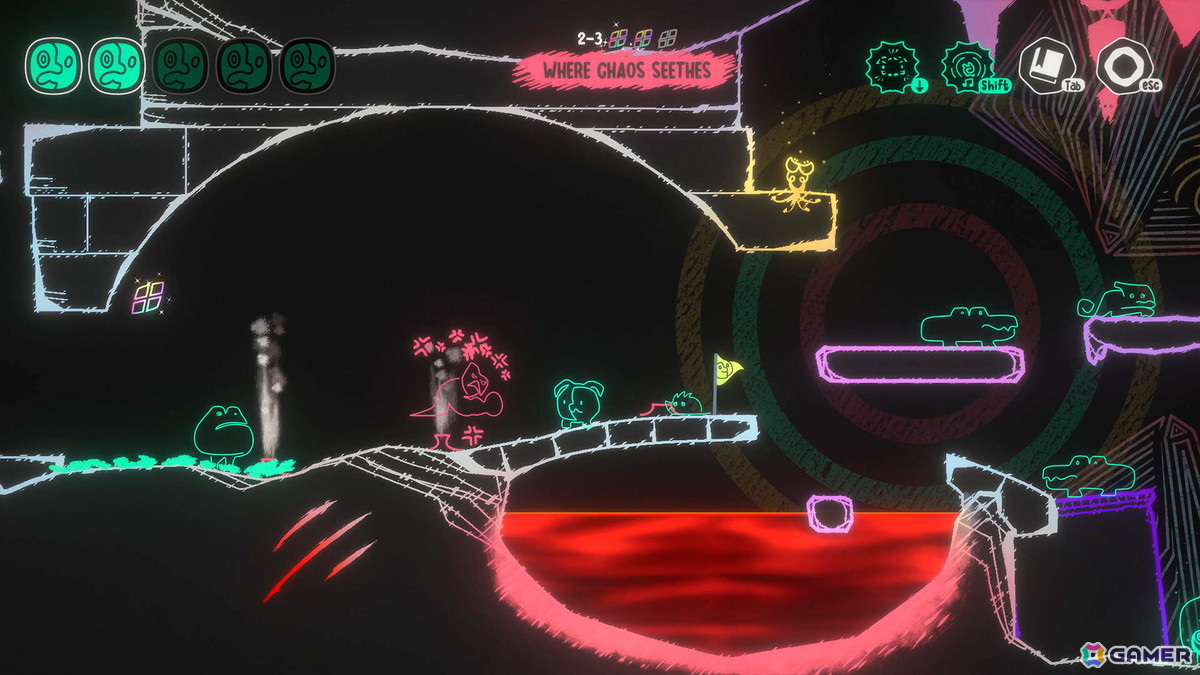 4つの感情を切り替えて周囲に感情を伝播させながら進むパズルアクションゲーム「MONOWAVE」がTGS2024に出展！の画像10