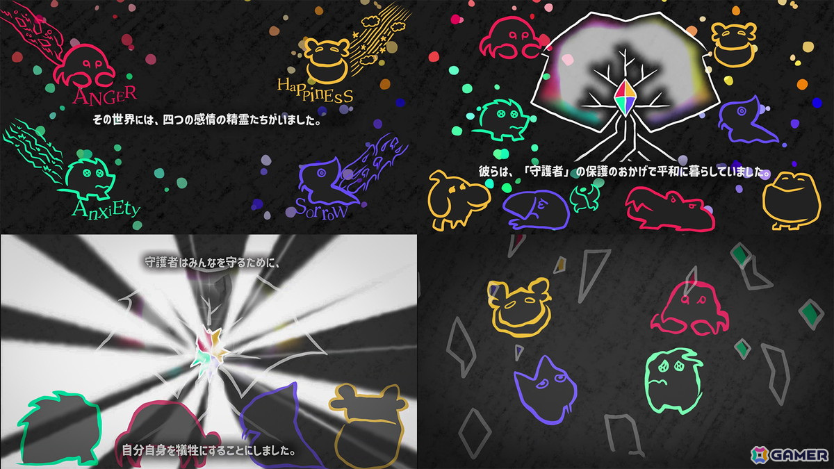 4つの感情を切り替えて周囲に感情を伝播させながら進むパズルアクションゲーム「MONOWAVE」がTGS2024に出展！の画像5