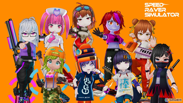 MISOSHITAさん率いるGLITCH RAVEがゲーム×音楽×IP展開の「Speed Raver Simulator」をROBLOXでリリース！の画像13