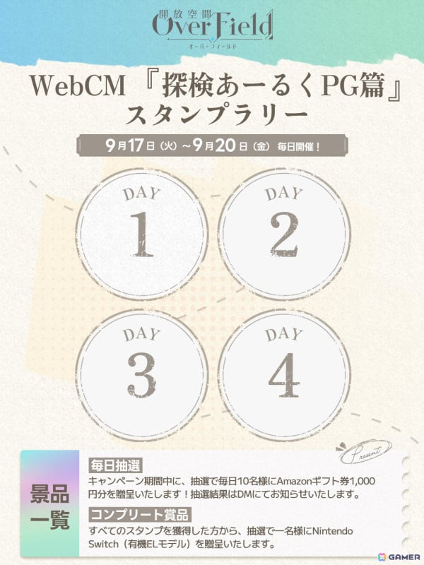 「開放空間：Over Field」WebCM第二弾「日常から異世界へ」と第三弾「探検あーるくPG」が公開！日常の隙間に潜む小さな世界を見つけようの画像3