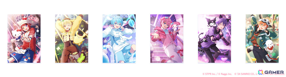 すとぷりWith!!」リリース半年を記念してサンリオキャラクターズとの