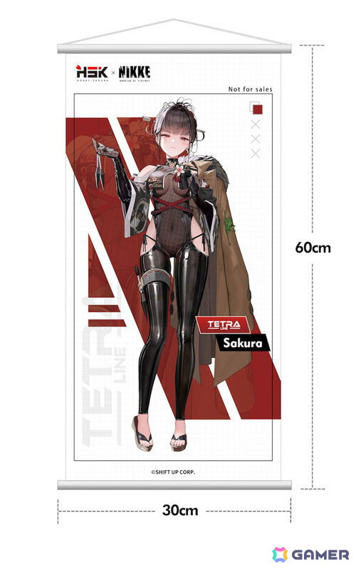 勝利の女神NIKKE　サクラ　フィギュア　豪華版　特典付き　タペストリー 勝利の女神：NIKKE』より、「サクラ」がフィギュアで登場。豪華