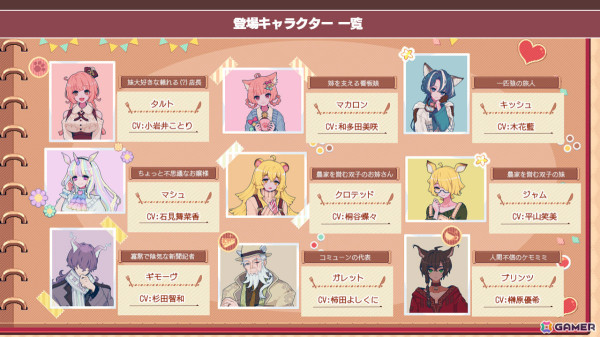 「けものティータイム」小岩井ことりさん、石見舞菜香さん、杉田智和さんら声優陣が発表！11月にはCBTを実施の画像1