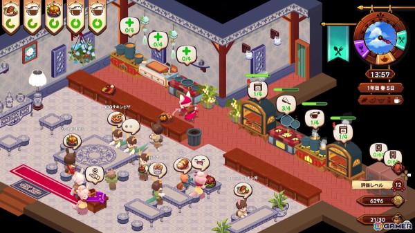 ダンジョンで食材を集め、極上のレストランに！「キュイジニア ポムとまんぷくダンジョン」PS5/Switchで1月28日に発売の画像19